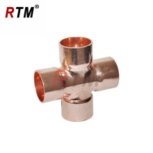 B 4 21 equal cross fitting copper fitting 4 way copper fitting